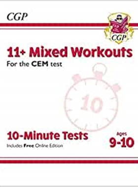 预订11+ CEM 10-Minute Tests: Mixed Workouts - Ages 9-10 (with Online Edition)