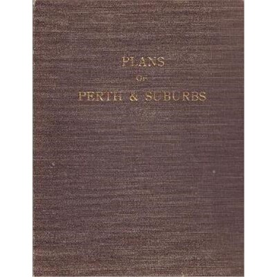 按需印刷不退不换Plans of Perth & Suburbs