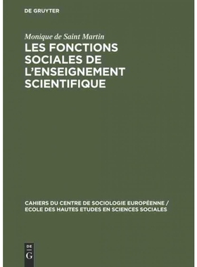 按需印刷DEG Les fonctions sociales de l’enseignement scientifique[9783111049861]
