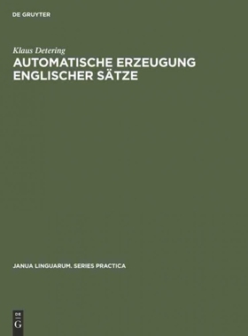 按需印刷DEG Automatische Erzeugung englischer S?tze[9783110999921]