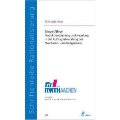 预订【德语】 Echtzeitfähige Produktionsplanung und -regelung in der Auftragsabwicklung des Masch