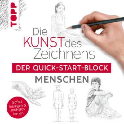 预订【德语】 Die Kunst des Zeichnens Menschen. Der Quick-Start-Block:Sofort loslegen und mühelos