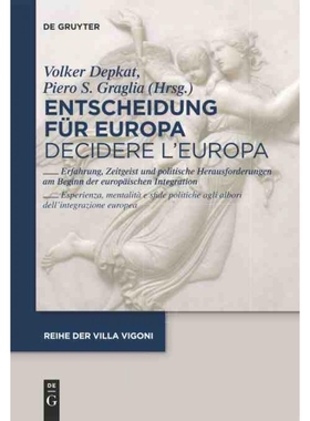 按需印刷DEG Entscheidung für Europa   Decidere l Europa[9783110233896]