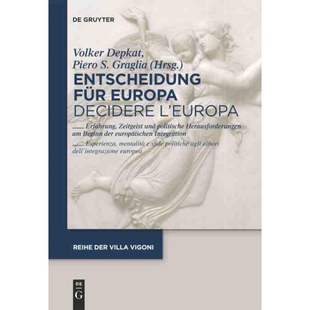 按需印刷不退不换DEG Entscheidung für Europa   Decidere l Europa[9783110233896]