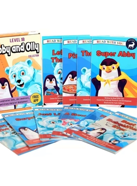 陪你读书级别1B 英文原版绘本Read With You Level 1 1B: Abby and Olly Collection 10册 情商友谊 儿童英语分级阅读读物故事