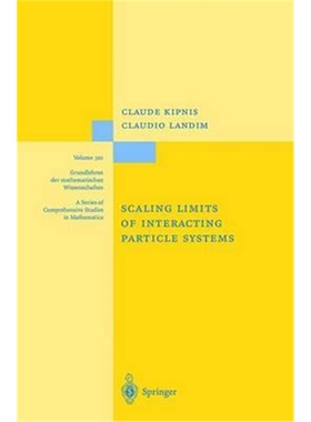 预订不退不换Scaling Limits of Interacting Particle Systems