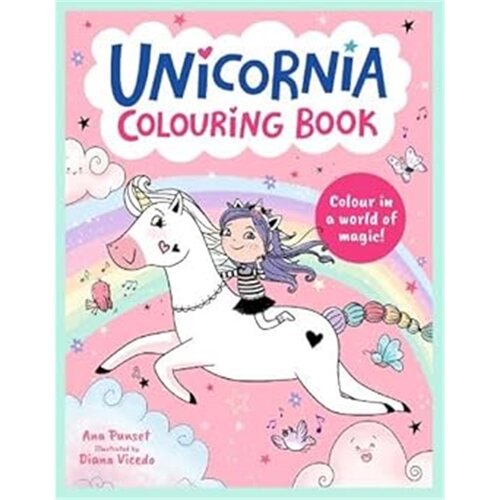现货 独角兽涂色书 Unicornia Colouring Book 独角兽尼亚 英文原版 上海外文 9781529535778