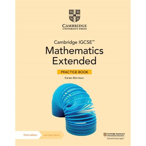 现货 新剑桥IGCSE数学拓展练习册 NEW Cambridge IGCSE Mathematics Extended Practice Book with Digital Version (2 Y