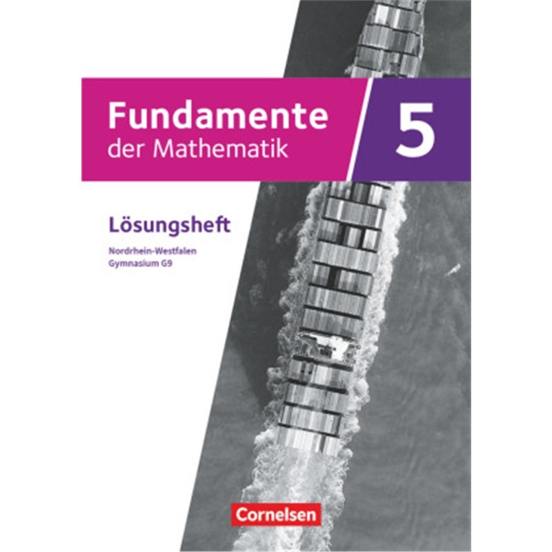 预订【德语】 Fundamente der Mathematik - Nordrhein-Westfalen - Ausgabe 2019 - 5. Sc[9783060404056]