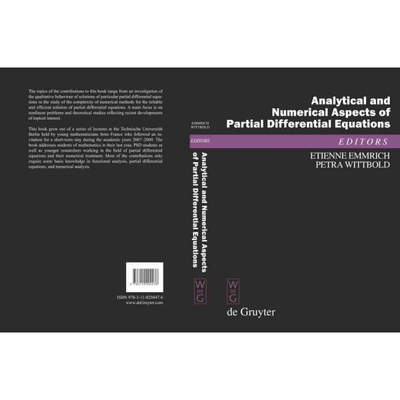 按需印刷不退不换DGYT Analytical and Numerical Aspects of Partial Differential Equations[9783110204476]