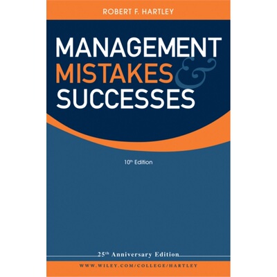 预订不退不换Management Mistakes and Successes[9780470530528]