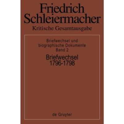 按需印刷DEG Briefwechsel 1796 1798[9783110109337]