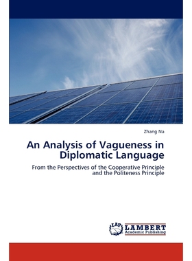 按需印刷An Analysis of Vagueness in Diplomatic Language[9783847311089]