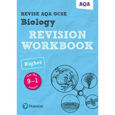 预订不退不换Pearson REVISE AQA GCSE (9-1) Biology Higher Revision Workbook:for home learning, 2021 assessments and 2022
