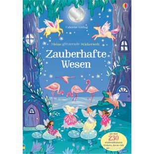 预订【德语】 Meine glitzernde Stickerwelt: Zauberhafte Wesen[9781789411690]