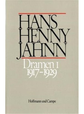 预订【德语】Werke in Einzelbanden. Hamburger Ausgabe / Dramen I[9783455038361]