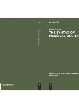 按需印刷DGYT The syntax of medieval Occitan[9783484522084]