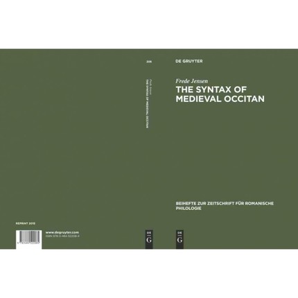 按需印刷DGYT The syntax of medieval Occitan[9783484522084]