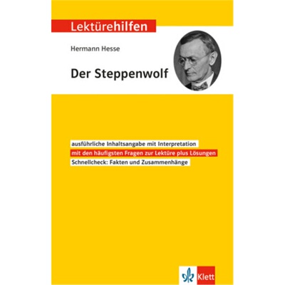预订【德语】 Klett Lektürehilfen Hermann Hesse, Der Steppenwolf[9783129231074]