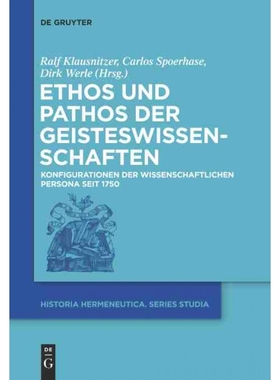 按需印刷DEG Ethos und Pathos der Geisteswissenschaften[9783110374995]