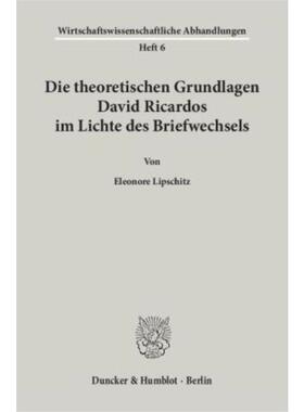 预订【德语】 Die theoretischen Grundlagen David Ricard