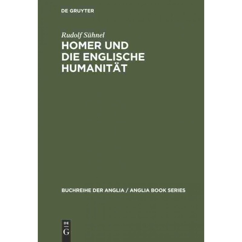 按需印刷不退不换DEG Homer und die englische Humanit?t[9783484420045]