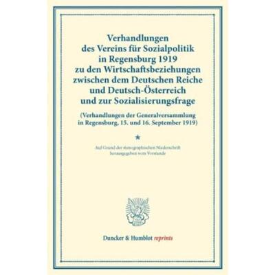 预订【德语】 Verhandlungen des Vereins fur Sozialpolit