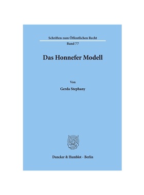 预订【德语】Das Honnefer Modell.: