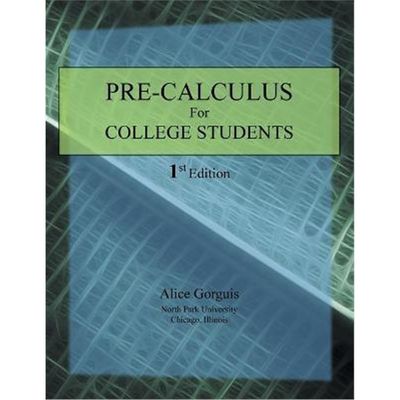 按需印刷Pre-Calculus for College Students[9781524575557]