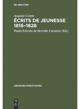 按需印刷DEG ?crits de jeunesse 1816?C1828[9783111256764]