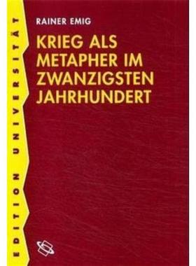 预订【德语】 Krieg als Metapher im zwanzigsten Jahrhunde