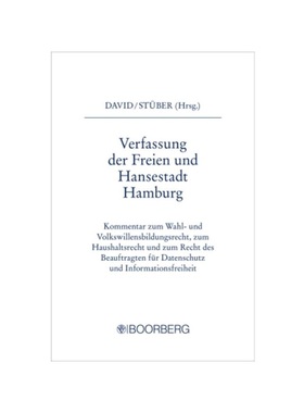 预订【德语】Verfassung der Freien und Hansestadt Hamburg:Kommentar zum Wahl- und Volkswillensbildungsrecht, zum Haushalt