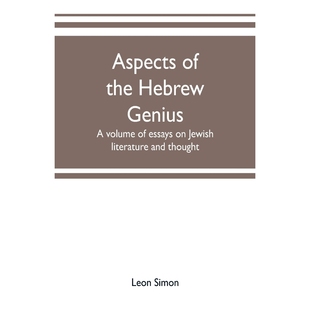 genius essays Hebrew thought 按需印刷Aspects and the Jewish volume 9789353701826 literature