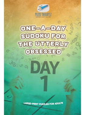 按需印刷One-a-Day Sudoku for the Utterly Obsessed | Large-Print Puzzles for Adults[9781541941687]