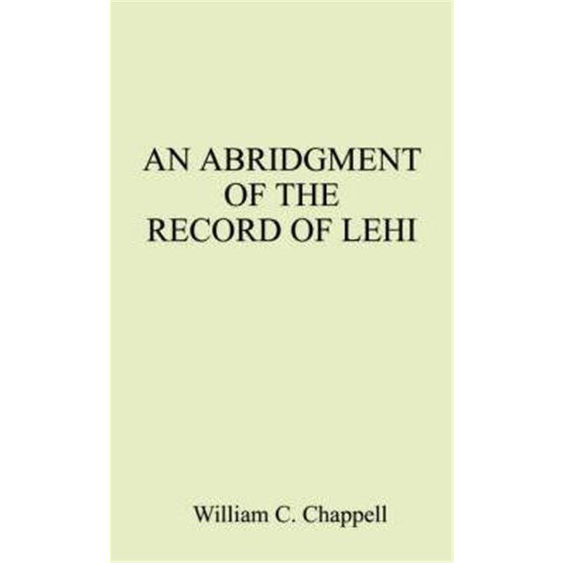 按需印刷不退不换An Abridgment of the Record of Lehi[9781587212857]