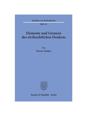 预订【德语】Elemente und Grenzen des zivilrechtlichen Denkens.: