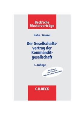 预订不退不换德语Der Gesellschaftsvertrag der Kommanditgesellschaft:Mit Mustern zum Download