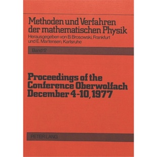the 9783261026859 1977 December Oberwolfach Conference 预订Proceedings