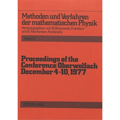 预订Proceedings of the Conference Oberwolfach: December 4-10, 1977[9783261026859]
