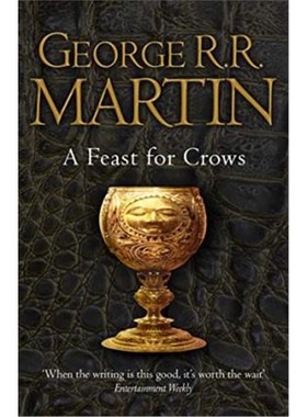 冰与火之歌4 群鸦的盛宴 A Feast for Crows 权利的游戏 平装 英文原版小说 英文原版 进口英语原版书籍