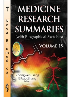 预订Medicine Research Summaries (with Biographical Sketches)