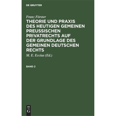 预订不退不换德语 Franz FOrster: Theorie und Praxis des heu