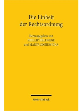 预订【德语】Die Einheit der Rechtsordnung