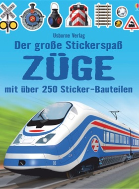 预订【德语】 Der große Stickerspaß: Züge[9781782323723]