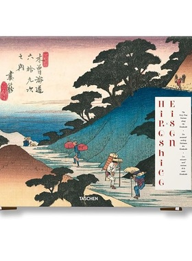 现货Hiroshige & Eisen. The Sixty-Nine Stations along the Kisokaido  (Multilingu[9783754403136]上海外文