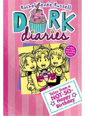 英文原版书 女版小屁孩 朵拉日记 Dork Diaries 13: Tales from a Not-So-Happy Birthda 青少年读物书籍 英文原版进口儿童图书