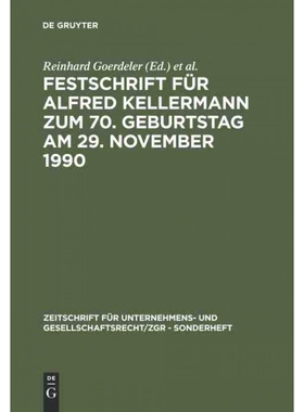 按需印刷DEG Festschrift für Alfred Kellermann zum 70. Geburtstag am 29. November 1990[9783110125498]