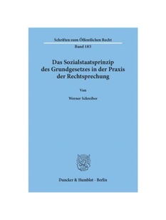 预订【德语】Das Sozialstaatsprinzip des Grundgesetzes in der Praxis der Rechtsprechung.:
