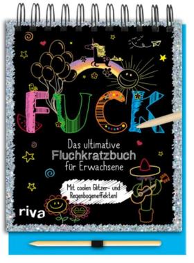 预订【德语】 FUCK:Das ultimative Fluchkratzbuch für Erwachsene. Mit coolen Glitzer- und Regenbog