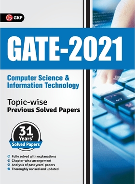 预订GATE 2021 - Topic-wise Previous Solved Papers - 31 Years' Solved Papers- Computer Science and Inform